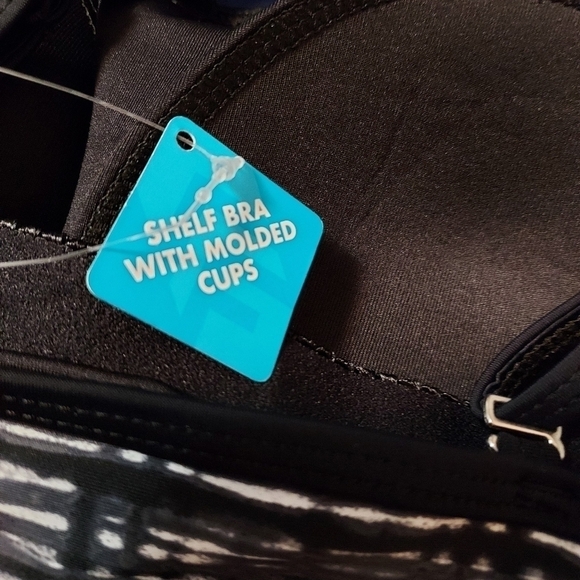 Free country high nwt neck braided tankini top - Picture 10 of 11